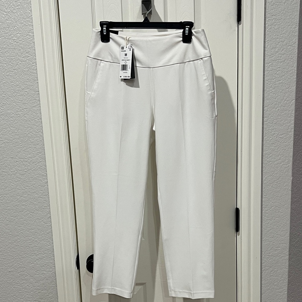 Adidas Women's Cropped White Golf Pants